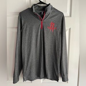 NBA Houston Rockets 1/4 Zip Lightweight Pullover